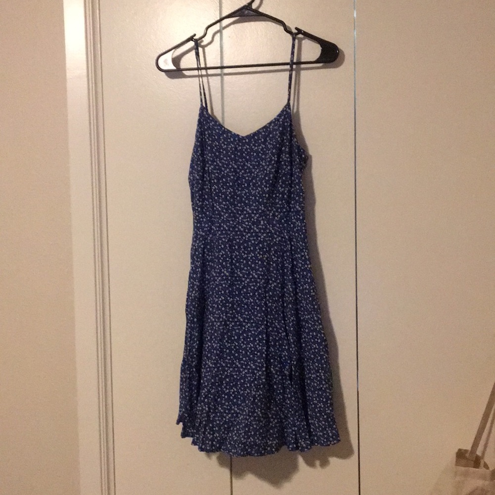 Blue cami floral sundress